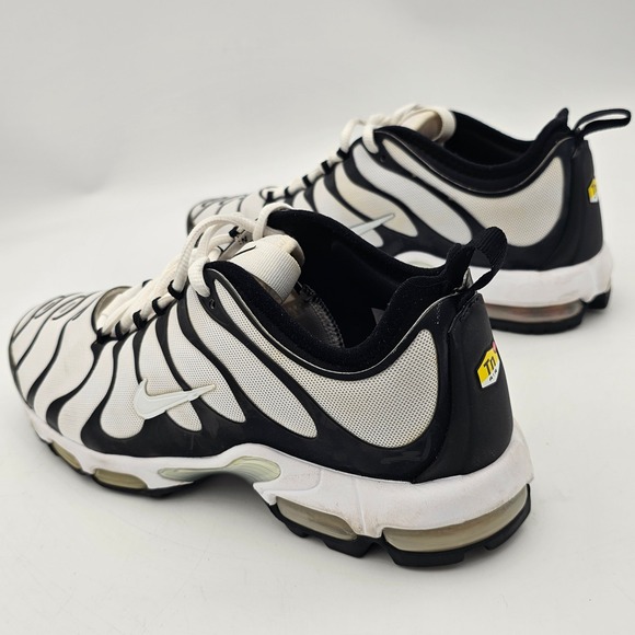 Nike Air Max Plus TN White Black Tuned Air 898015-101 Running shoes Mens size10 - Picture 7 of 10